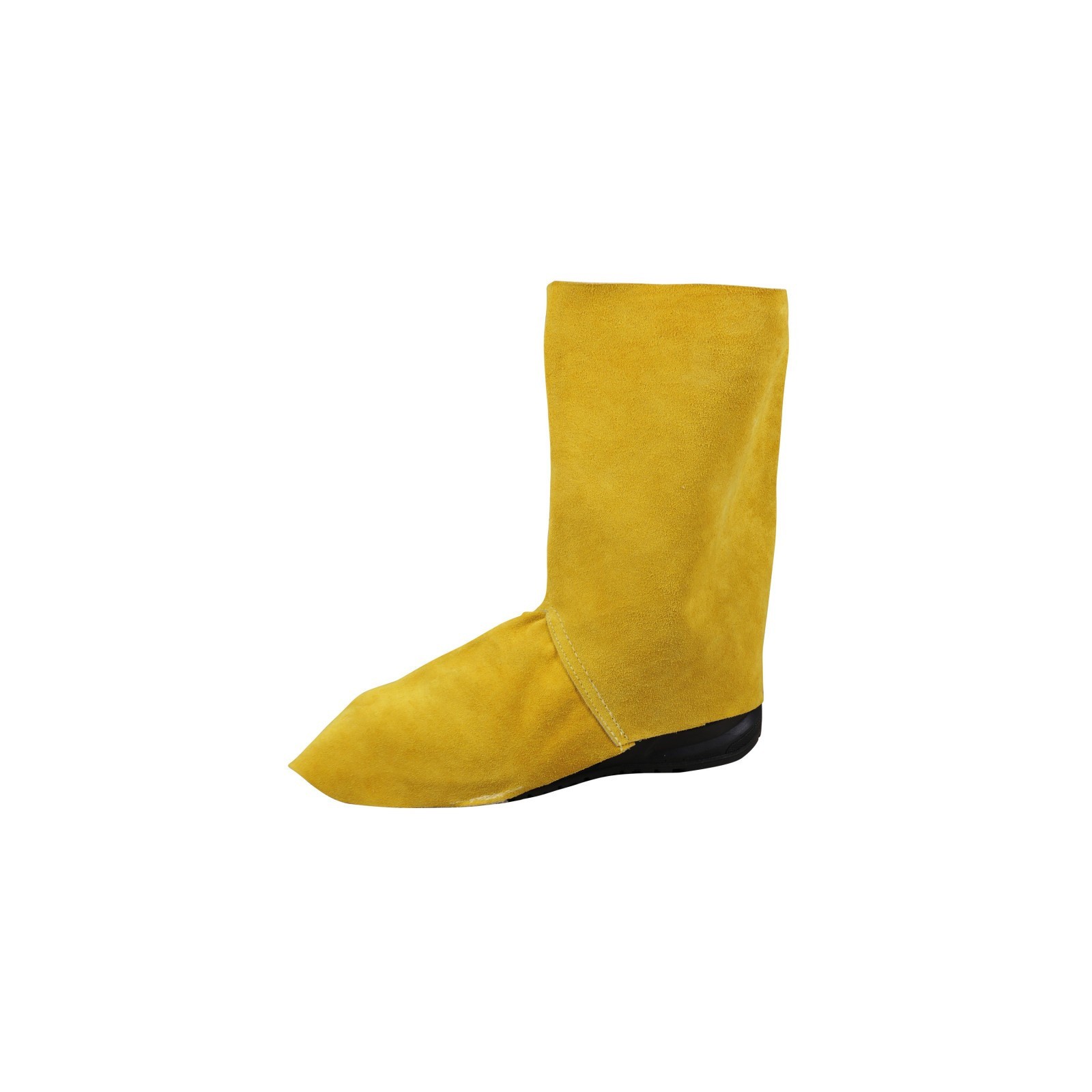 Jambiere pentru sudori, din piele naturală, cu închidere velcro, Zava Pro