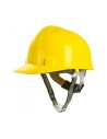 Cască de protecție reglabilă, cu bandă textilă ajustabilă, Walter Yellow