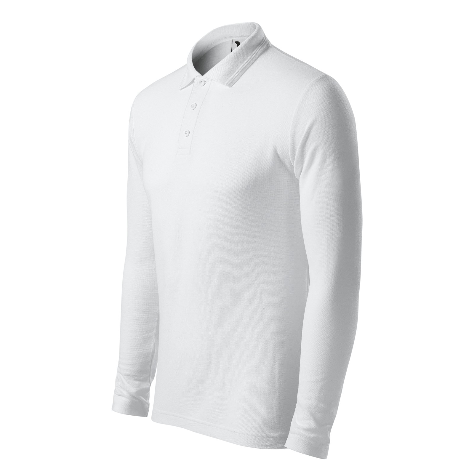 Tricou polo cu mânecă lungă pentru bărbați, Pique Polo LS, bumbac+poliester, 200 g/mp