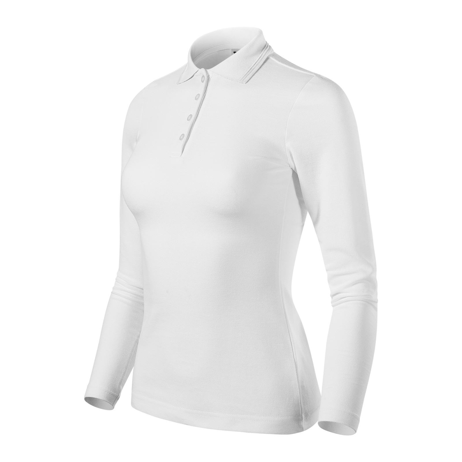 Tricou polo cu mânecă lungă de damă, Pique Polo LS, bumbac+poliester, 200 g/mp