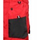 Costum salopetă, toate sezoanele, jachetă & pantaloni cu pieptar, Kastor Red