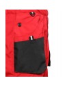 Costum salopetă, toate sezoanele, jachetă & pantaloni cu pieptar, Kastor Red