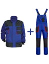 Costum salopetă, toate sezoanele, jachetă & pantaloni cu pieptar, Kastor Royal Blue