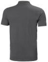 Tricou polo cu maneca scurta Helly Hansen Manchester, gri inchis, Bumbac 100%, 190 g/mp