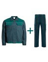Costum de lucru din bumbac, elemente reflectorizante, 240 g/mp, Asimo
