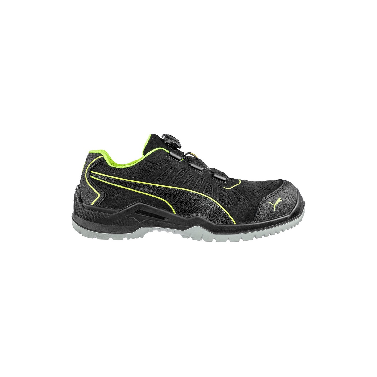 Pantofi de protecție respirabili, Puma Fuse TC Green Disc S1P ESD SRC