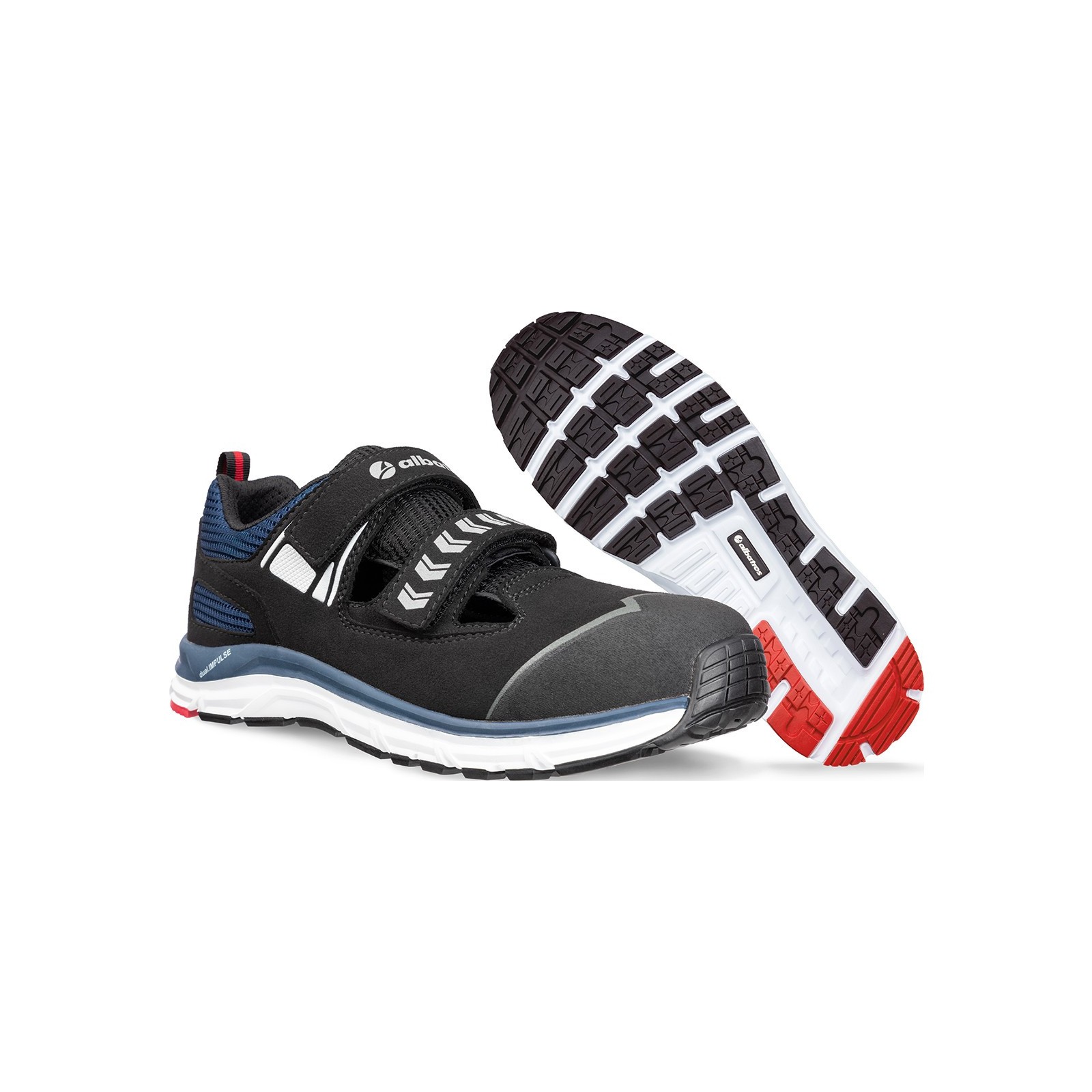 Sandale de protecție unisex, cu bombeu din fibră de sticlă, Albatros Jetstream Impulse S1 ESD HRO SRA