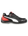 Pantofi de protecție din piele netedă, fără inserții metalice, Puma Touring Black S3 ESD SRC