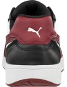 Pantofi de protecție metal-free, Puma Frontcourt Black/White/Red S3L ESD FO HRO SR