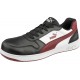 Pantofi de protecție metal-free, Puma Frontcourt Black/White/Red S3L ESD FO HRO SR