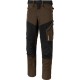 Pantaloni de lucru pentru bărbați, Albatros Concept Stretch TRS Brown/Black, 250 g/mp