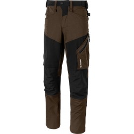Pantaloni de lucru pentru bărbați, Albatros Concept Stretch TRS Brown/Black, 250 g/mp