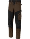 Pantaloni de lucru pentru bărbați, Albatros Concept Stretch TRS Brown/Black, 250 g/mp