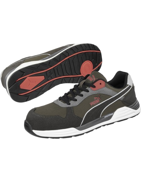 Pantofi de protecție pentru bărbați, Puma Frontside Blue S1P ESD HRO SRC