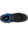 Bocanci de protecție cu bombeu din aluminiu, rezistenți, Puma Rio Black Mid S3 SRC