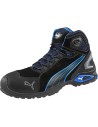 Bocanci de protecție cu bombeu din aluminiu, rezistenți, Puma Rio Black Mid S3 SRC