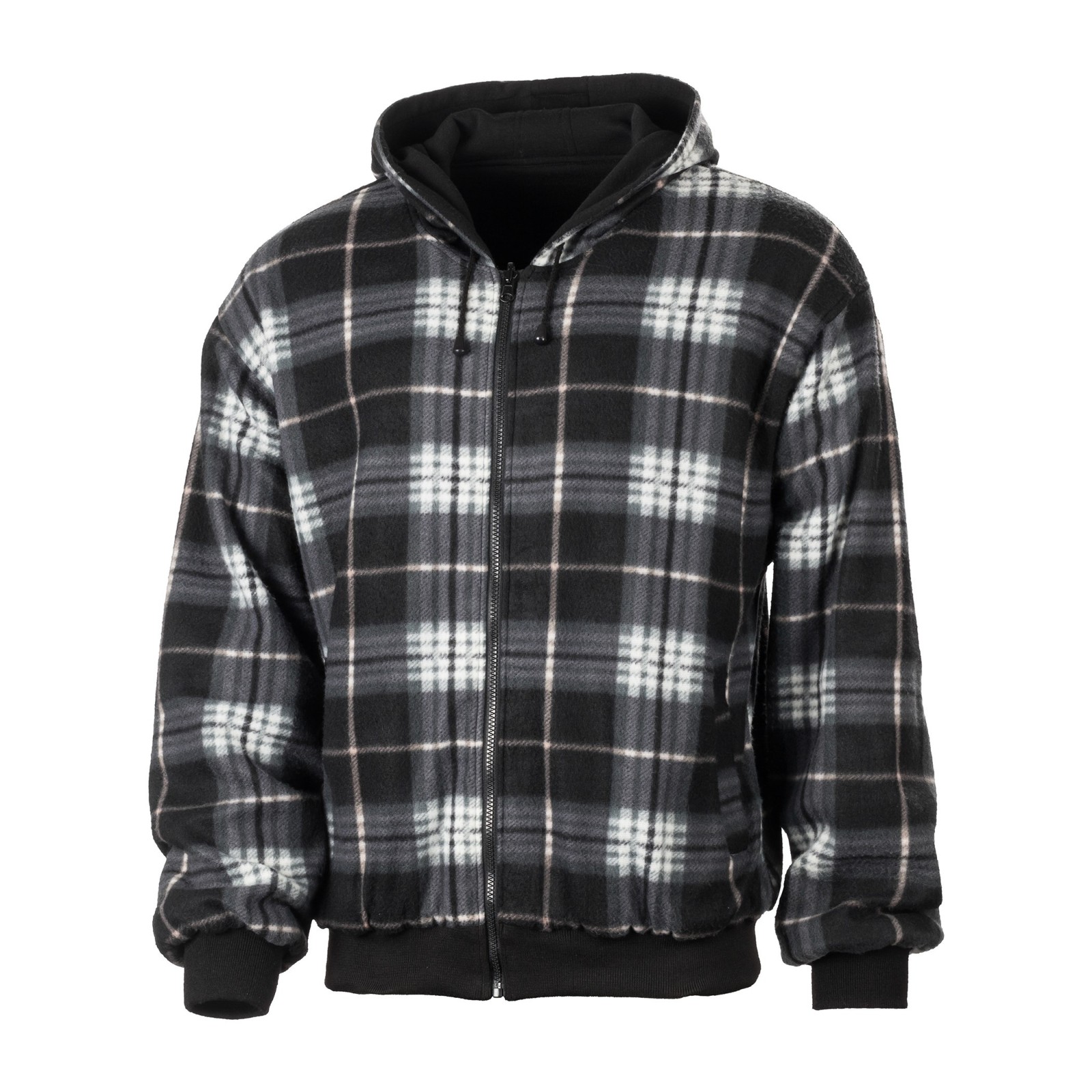 Jachetă reversibilă din fleece, cu glugă, Albatros Kepler
