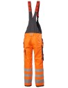 Salopeta de lucru Portocaliu HV/Negru Helly Hansen Alna 2.0 Construction, reflectorizanta, HVC2
