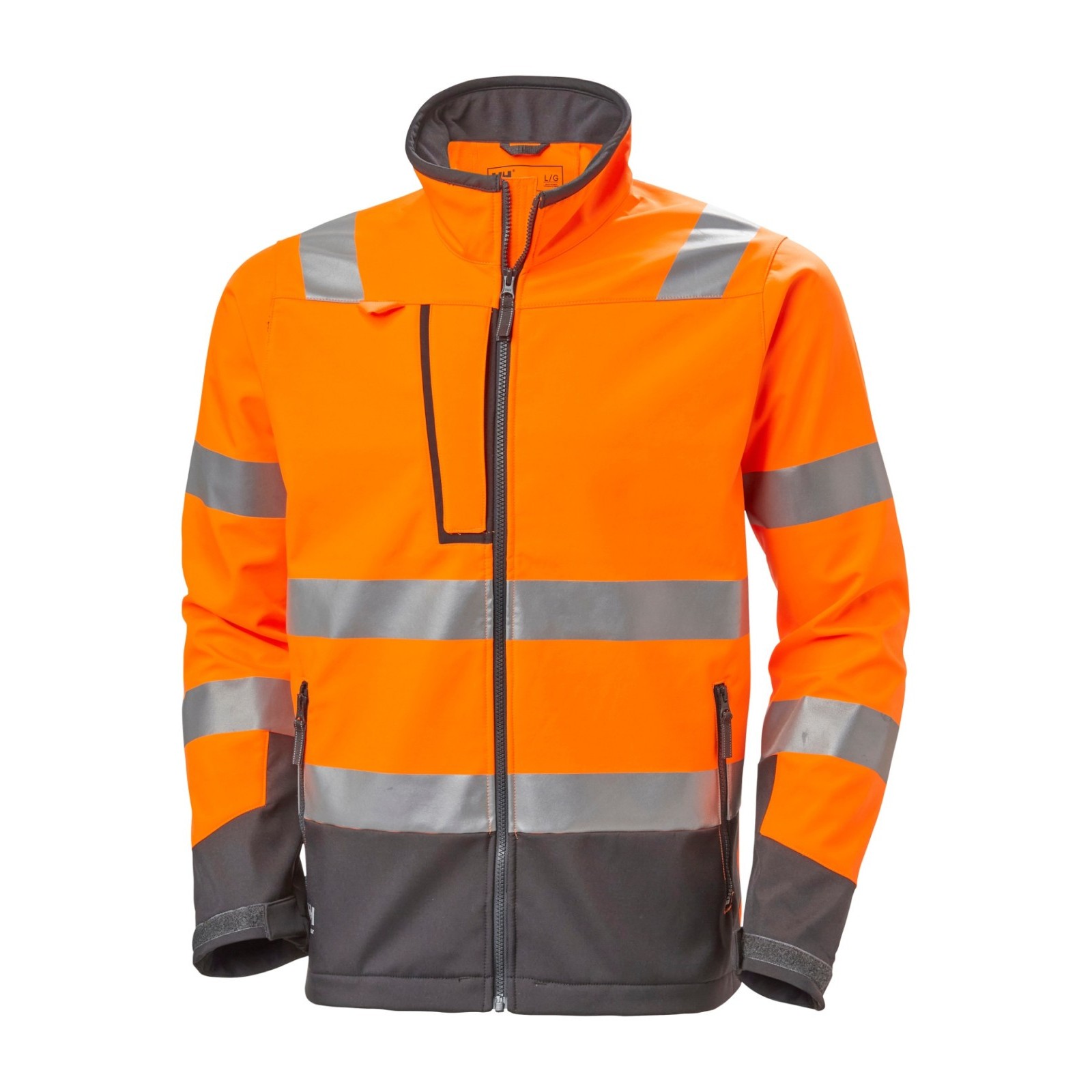 Jacheta softshell reflectorizanta Helly Hansen Alna 2.0,  HVC2, 3, Portocaliu HV/Negru