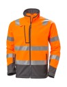 Jacheta softshell reflectorizanta Helly Hansen Alna 2.0,  HVC2, 3, Portocaliu HV/Negru