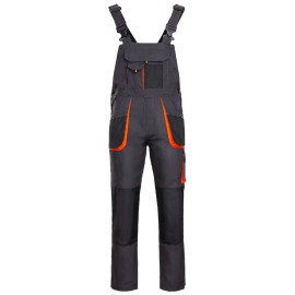 Pantaloni cu pieptar de lucru, funcționali și rezistenți, din tercot, 260 g/mp, Kastor Classic
