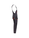 Pantaloni cu pieptar de lucru, funcționali și rezistenți, din tercot, 260 g/mp, Emerton Bibpants
