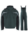 Costum de lucru pentru iarnă, bumbac 100%, termoizolant, hidrofob, Kastor Green Cotton