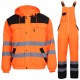 Costum de lucru portocaliu reflectorizant pentru iarnă, 100% poliester, Collins HV Winter