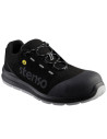 Pantofi de protecție cu bombeu de compozit și lamelă, antistatici, JETT BLACK LOW MF S1PL MF ESD