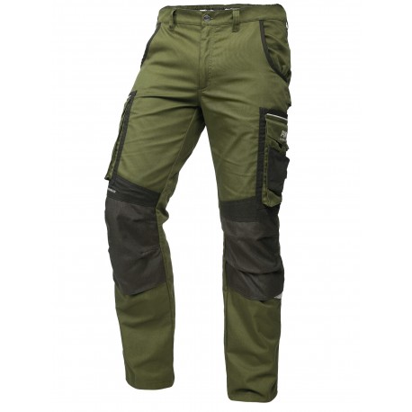 Pantaloni de lucru pentru bărbați, din tercot, Puma Workwear Precision X, Olive