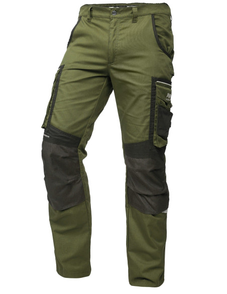 Pantaloni de lucru pentru bărbați, din tercot, Puma Workwear Precision X, Olive