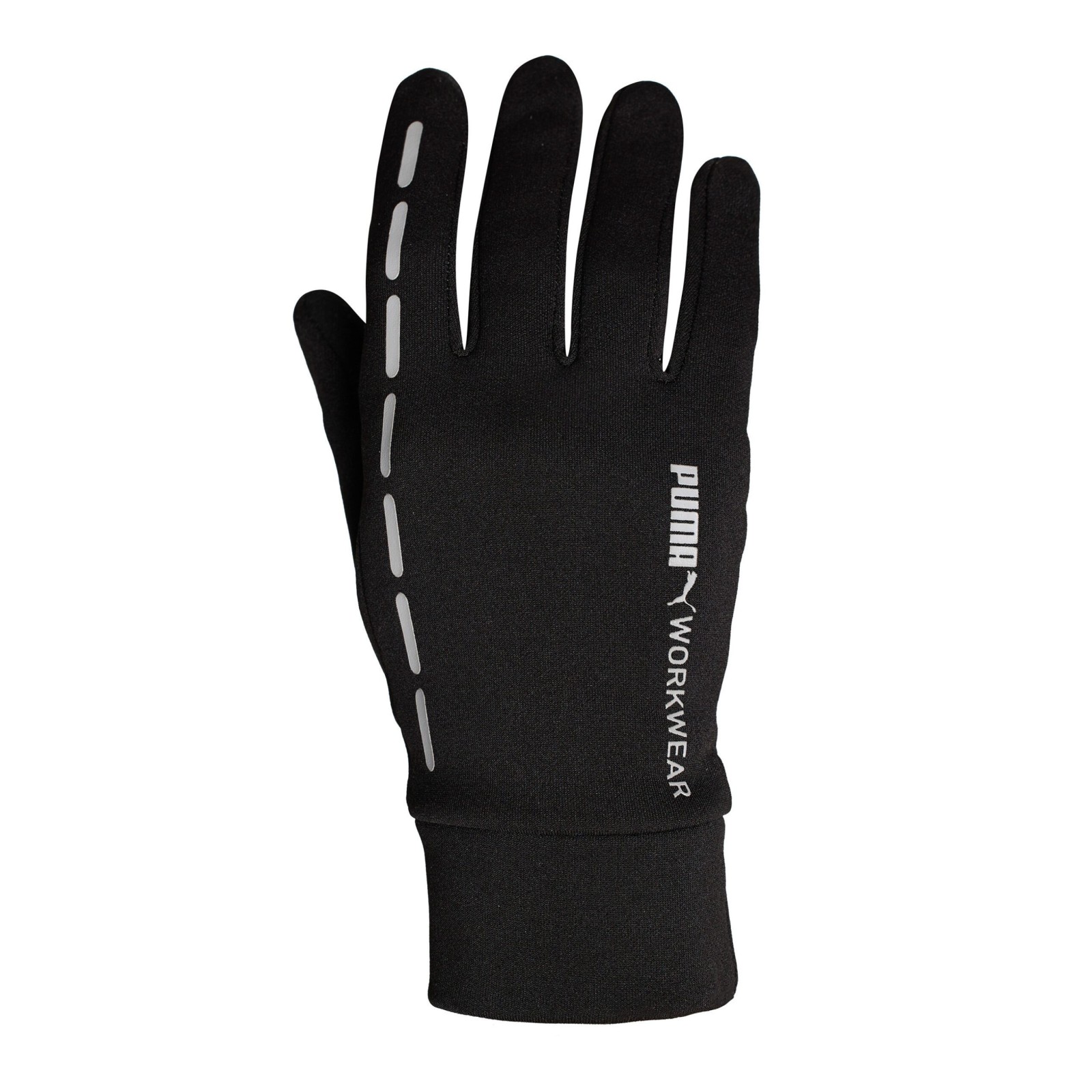Mănuși călduroase, rezistente, antiderapante, din fleece, Puma Workwear, Negru