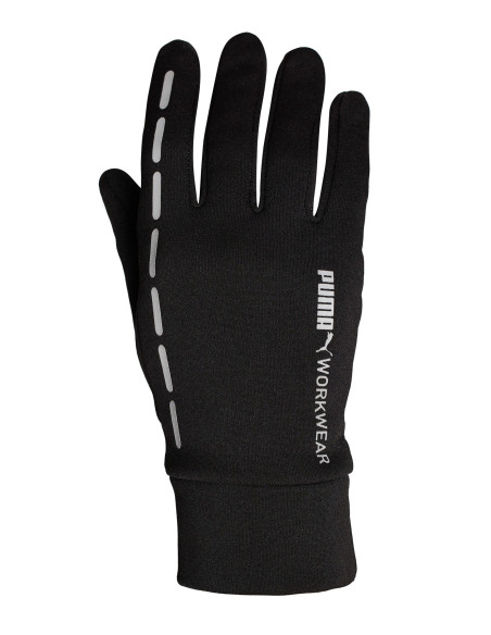 Mănuși călduroase, rezistente, antiderapante, din fleece, Puma Workwear, Negru