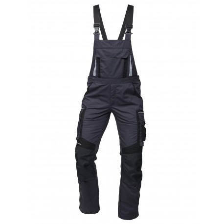 Pantaloni cu pieptar de lucru, pentru bărbați, Puma Workwear Precision X, Antracit/Negru