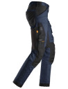Pantaloni de lucru, stretch, Snickers Workwear, AllroundWork, 6341, Navy/Black