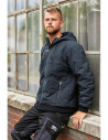 Geacă de iarnă pentru bărbați, cu glugă, Puma Workwear Essentials, Carbon
