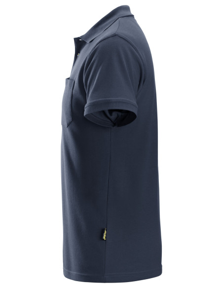 Tricou polo de bărbați, cu buzunar, bumbac+poliester, Snickers Workwear Classic, 2708, Navy