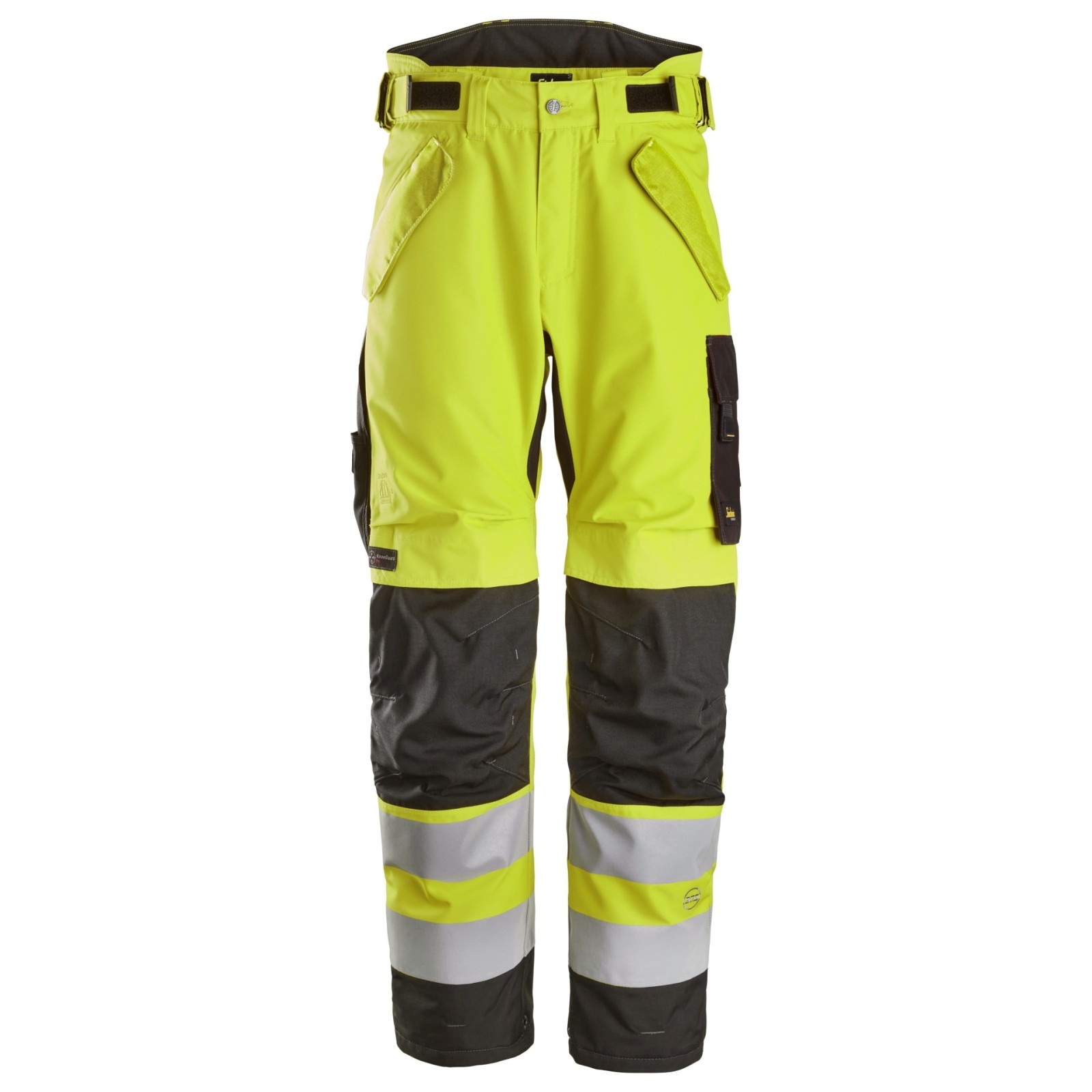 Pantaloni reflectorizanți, impermeabili, căptușiți, 37,5, Clasa 2, Snickers Workwear, 6630, Orange