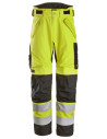 Pantaloni reflectorizanți, impermeabili, căptușiți, 37,5, Clasa 2, Snickers Workwear, 6630, Orange