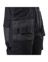 Pantaloni de lucru flexibili și confortabili, pentru bărbați, Revolt Sport, Black, 240 g/mp