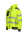 Hanorac reflectorizant, cu glugă, închidere cu fermoar, Prisma HV 2.0 Yellow