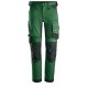 Pantaloni de lucru, stretch, Snickers Workwear, AllroundWork, 6341, Forest Green/Black