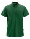 Tricou polo de bărbați, cu buzunar, bumbac+poliester, Snickers Workwear Classic, 2708, Forest Green