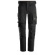 Pantaloni de lucru, stretch, Snickers Workwear, AllroundWork, 6341, Black/Black