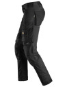 Pantaloni de lucru, stretch, Snickers Workwear, AllroundWork, 6341, Black/Black