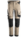 Pantaloni de lucru, stretch, Snickers Workwear, AllroundWork, 6341, Khaki/Black