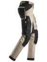 Pantaloni de lucru, stretch, Snickers Workwear, AllroundWork, 6341, Khaki/Black