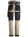 Pantaloni de lucru, stretch, Snickers Workwear, AllroundWork, 6341, Khaki/Black