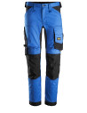 Pantaloni de lucru, stretch, Snickers Workwear, AllroundWork, 6341, True Blue/Black