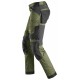 Pantaloni de lucru, stretch, Snickers Workwear, AllroundWork, 6341, Khaki Green/Black